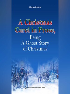 cover image of Christmas Carol in Prose